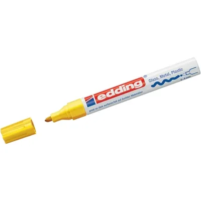 Produktbild von Edding 750, Gelb, Mehrfarbig, 1 Farben, Rundspitze, Rund, 2 mm