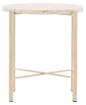 Image de Sandhamn table d’appoint Ø40 cm beige.