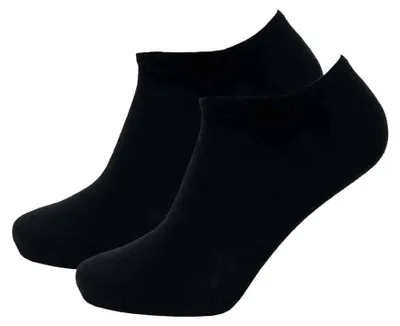 Obrázok produktu pre Ponožky do tenisiek z Lyocelu – 2 páry – čierne – 39–42