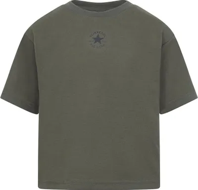 Produktbild von Converse Kids Chuck Patch Boxy Kurzarm-t-shirt Grün 10-12 Years Mädchen Grün 10-12 Years