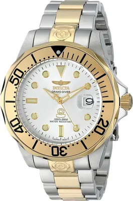 Immagine prodotto di Invicta Grand Diver 3050 Orologio da Uomo - Movimento Automatico - Acciaio Inossidabile con Quadrante Argento - 47 mm