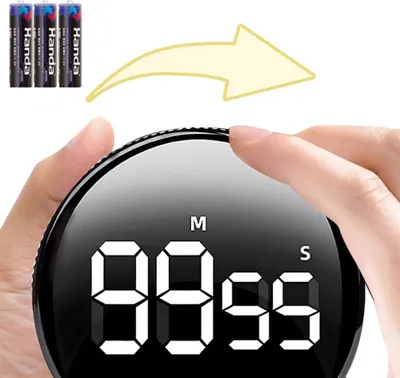Produktbild von Timer, Küchentimer für Kinder, digitaler Countdown-Eierwecker mit magnetischem Timer zum Kochen