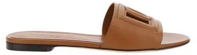Produktbild von Dolce & Gabbana Sandalen aus Kalbsleder in Braun