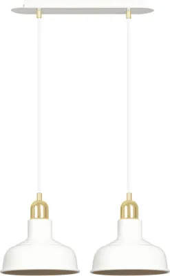 Obrázek produktu pro Emibig Závěsné svítidlo 2xE27 60W IBOR 2 WHITE 1043/2