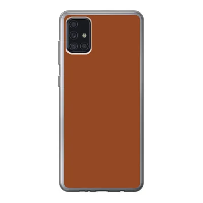 Produktbild von MuchoWow® Handyhülle Schutzhülle Hülle für Samsung Galaxy A52 5G Terrakotta - Braun - Palette - Unifarben - Farben - Farbe Silikon Softcase Handy Hülle - Umschlag