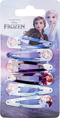 Image de Groupe Cerda La reine des glaces - Complètement givrée 2 clips accessoires 6 pièces Transparent Transparent One Size