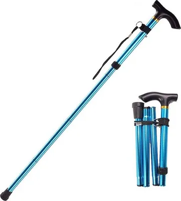 Obrázok produktu pre Teleskopické palice z hliníka, skladacie, ľahké, pre turistov a seniorov
