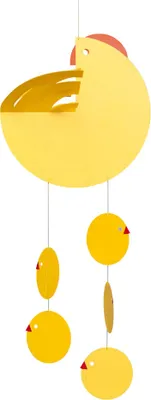 Image de Flensted Mobiles - Poule et poussins