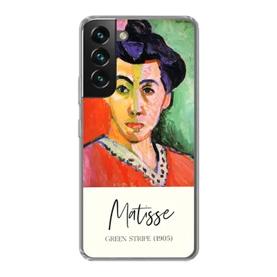 Produktbild von MuchoWow® Handyhülle Schutzhülle Hülle für Samsung Galaxy S22 Matisse - Grüner Streifen (1905) - Alte Meister Silikon Softcase Handy Hülle - Mobiltelefonhülle