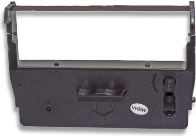 Produktbild von vhbw Farbband Schriftband Ersatz für Omron 2810 für Nadeldrucker, Bondrucker - Schwarz