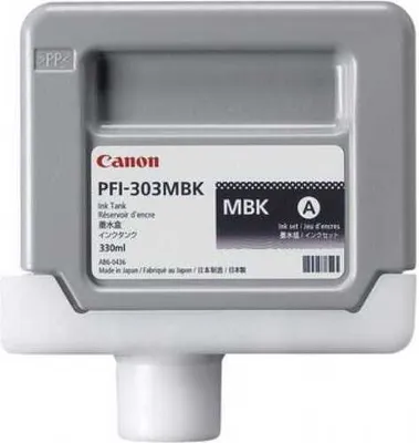 Obrázek produktu pro Canon PFI-303MBK, Matně černá, Inkoust na pigmentové bázi, 1 kusů
