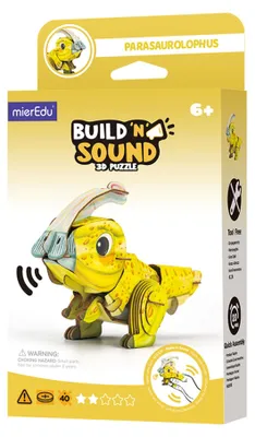Zdjęcie produktu dla Puzzle 3D Parazaurolof z Dźwiękiem do Zbudowania
