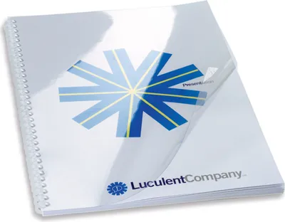 Image de GBC Couverture HiClear, DIN A4, PVC, 0,30 mm, transparent brillant, pour reliure plastique, fil de fer, ClickBind et Strip (CE013080E)