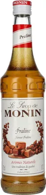 Produktbild von Monin Sirup Praline 700ml - Kaffeesirup Cocktailsirup Dessertsirup