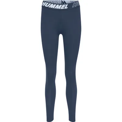 Produktbild von Hummel Maja Baumwolle Leggings Blau L Damen Blau L