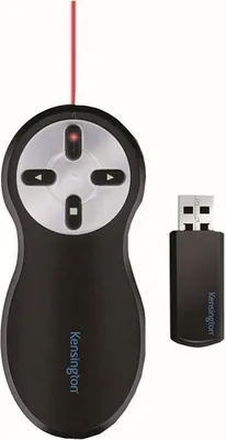 Produktbild von Kensington Wireless Presenter mit rotem Laser & Nano Empfänger, Schwarz