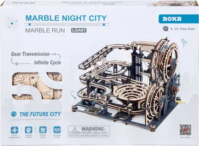 Immagine prodotto di RoboTime 3D Pista di palline a puzzle Città degli ostacoli
