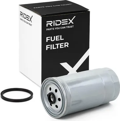 Produktbild von Kraftstofffilter RIDEX 9F0232 für FIAT PUNTO (188) Anschraubfilter