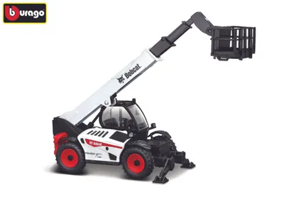 Imagen del producto de Bburago 1:50 Bobcat T40.180slp Telehandler C/plataforma hombre