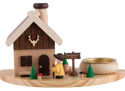 Produktbild von Rauchhaus Wanderhütte (10,5cm) von Ullrich Kunsthandwerk