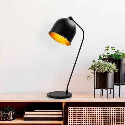 Immagine prodotto di Opviq, Sanika- Sanika FLG, nero, lampada da tavolo, 18 x 30 x 56 cm, corpo in metallo