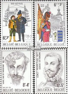 Produktbild von Briefmarken Belgien 1978 Mi 1945-1948 (kompl.Ausg.) postfrisch Kulturserie