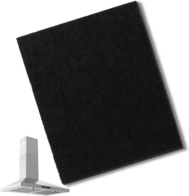 Imagen del producto de Filtro para campana extractora, carbón activado, filtro de grasa, 47 x 57 cm, cortable, para la cocina