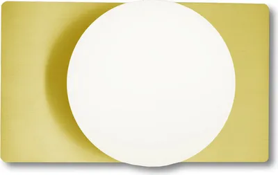 Produktbild von Deutsche LED Wandleuchte Messing matt/blank 900lm 9 Watt Ein-Ausschalter 22x13cm