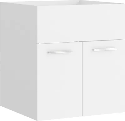 Produktbild von vidaXL Waschbeckenunterschrank Weiß 41x38,5x46 cm Holzwerkstoff