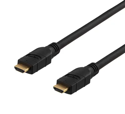 Obrázek produktu pro Deltaco HDMI-3100, 10 m, HDMI Typ A (standardní), HDMI Typ A (standardní), 3840 x 2160 px, 3D kompatibilita, Černá