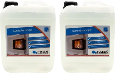 Produktbild von Kaminglasreiniger Kaminscheibenreiniger Ofenglas Konzentrat hochwirksam  2x5 Liter