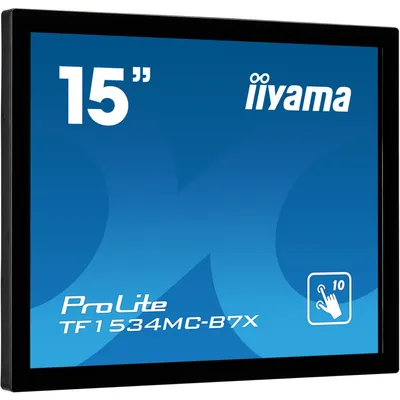 Zdjęcie produktu dla iiyama ProLite TF1534MC-B7X 38,1 cm (15") monitor dotykowy 1024 x 768 pikseli Multi-view Multi-user Czarny