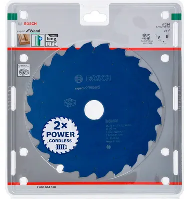 Productafbeelding van Circelzaagblad voor accuschuurmachines, Expert voor hout, 216 x 1,7/1,2 x 30, 24 tanden