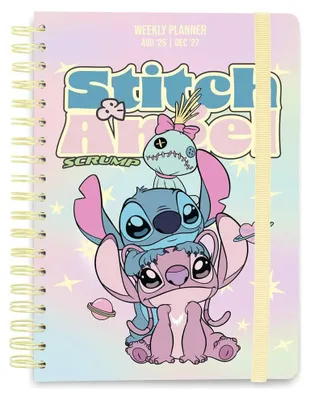Obrázek produktu pro Diář Disney – týdenní plánovač 2026/2027 Stitch a Angel, formát A5