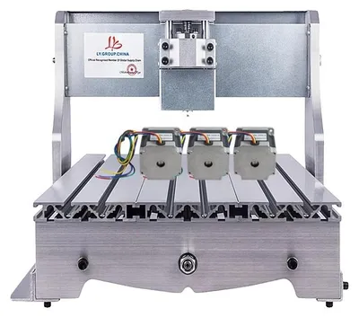 Obrázek produktu pro CNC frézka s otočnou osou, pro vlastní montáž, kompatibilní s krokovými motory Nema23, 3 osy s motory, 300 × 400 mm