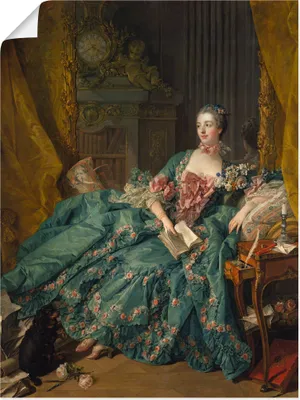 Produktbild von ARTland Poster Bildnis der Marquise de Pompadour. 1756 Größe: 30x40 cm