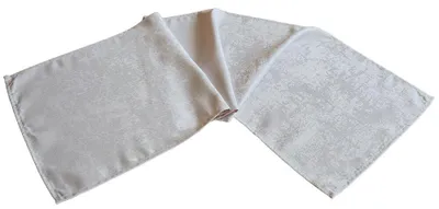 Produktbild von Tischläufer Jaquard mit Struktur grau Tischwäsche 40x140 cm
