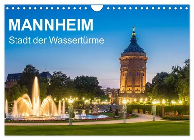 Produktbild von Mannheim - Stadt der Wassertürme (Wandkalender 2027 DIN A4 quer), CALVENDO Monatskalender
