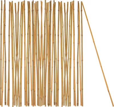 Produktbild von BigDean 50x Pflanzstab Bambusstab 105 cm x 8-10 mm Bambus Rankhilfe Pflanzstab Tonkinstab 100% Naturprodukt Pflanzstäbe Bambusstäbe Bambusstangen