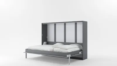 Zdjęcie produktu dla Półkotapczan poziomy "Invento Nova 140H" (140x200) szary beton