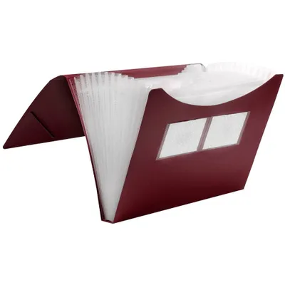 Produktbild von FolderSys Fächermappe 12 Fächer rot