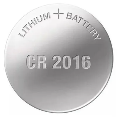 Immagine prodotto di Batteria a bottone al litio CR-2016, 3 V, capacità 90 mAh, lunga durata, ideale per