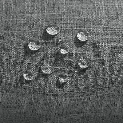 Immagine prodotto di Tovaglia rotonda, diametro 140 cm, aspetto lino, colore grigio, 300 g/m², idrorepellente, lavabile