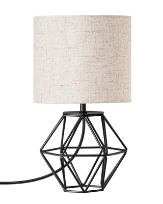 Image de EDISHINE Lampe de chevet, Lampe de table moderne, Lampe de table vintage, Beige Noir