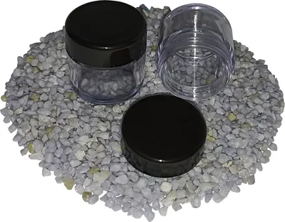 Produktbild von 10 x Designer Glasoptik Tiegel  Saskia  15ml Geldosen Leer