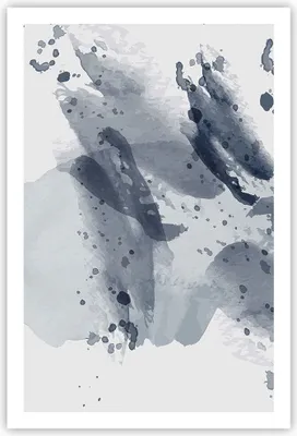 Produktbild von Poster - Poster ohne Rahmen - Abstraktion Blau Minimalismus - 61x91,5 cm - Wand Bild - Wanddeko - Wandbilder - Kunstposter - Wandposter - Bilder - Kunstdruck - Wanddekoration - P2XPA61x91-4941