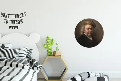 Produktbild von MuchoWow® - Wand Bild - Wohnzimmer - Runde Bilder - Alubilder - Kunst für zu Hause - Aluminium - Wanddekoration