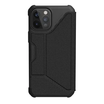 Produktbild von Urban Armor Gear Metropolis, Folio, Apple, iPhone 12 Pro Max, 17 cm (6.7"), Schwarz