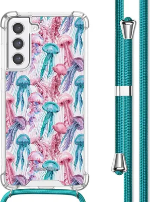 Obrázek produktu pro imoshion Designové pouzdro s páskem Samsung Galaxy S21 FE - Jellyfish Watercolor