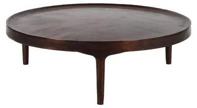 Obrázok produktu pre Pomax, príkonový stolík, bronzová farba, priemer 80 cm, výška 25 cm